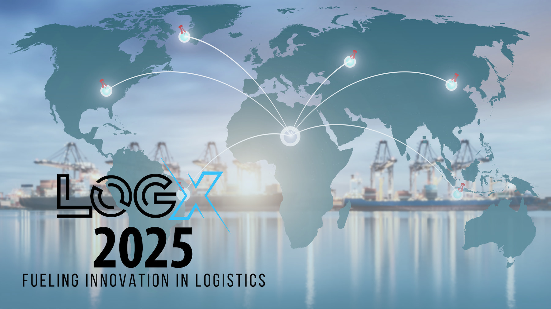 LogX2025 - Fueling innovation in logistics flier with a small drone carrying a box